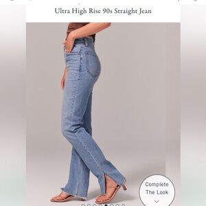 Curve Love Ultra High Rise Straight Jeans